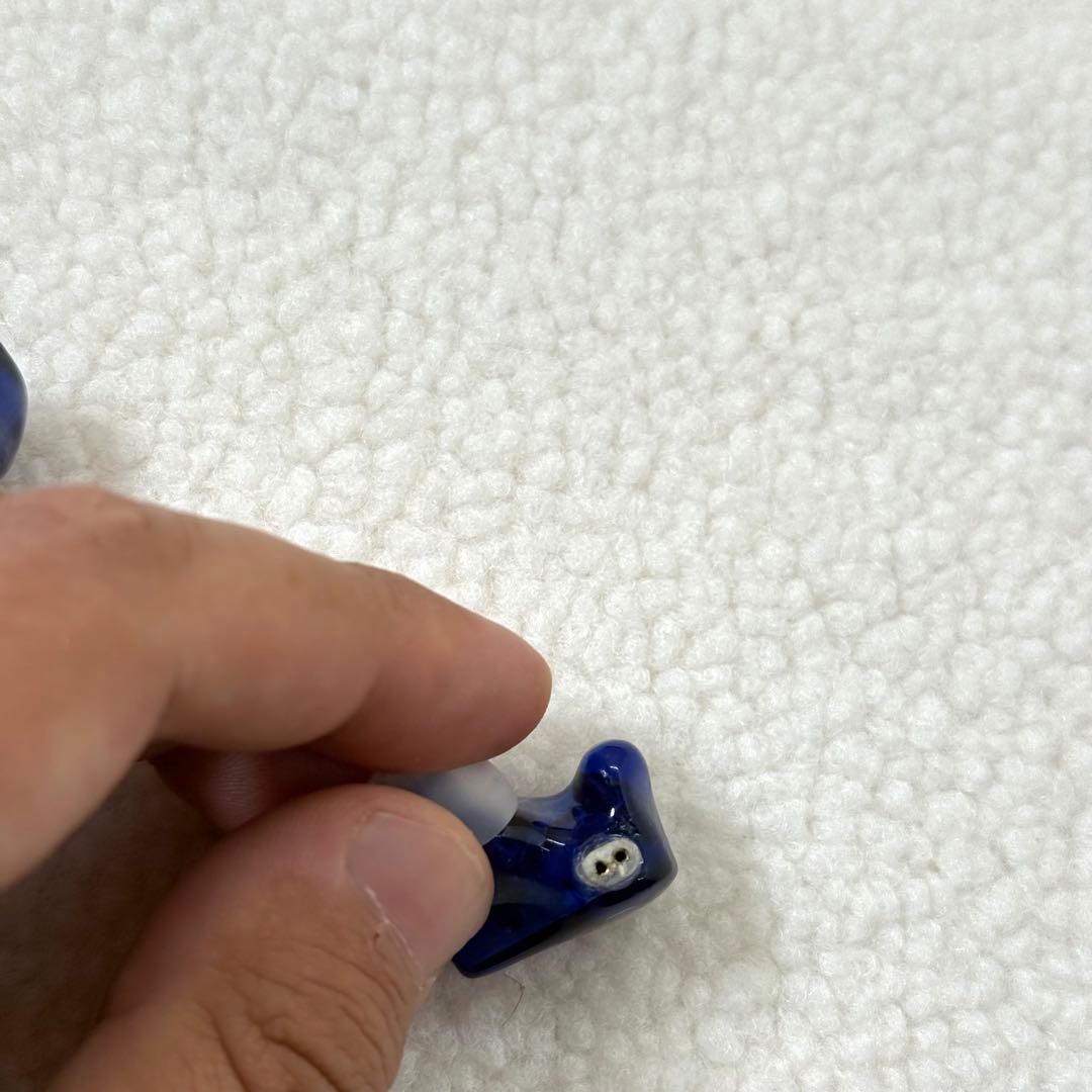 qdc 3sh リケーブル可能イヤホン 青　有線イヤホン