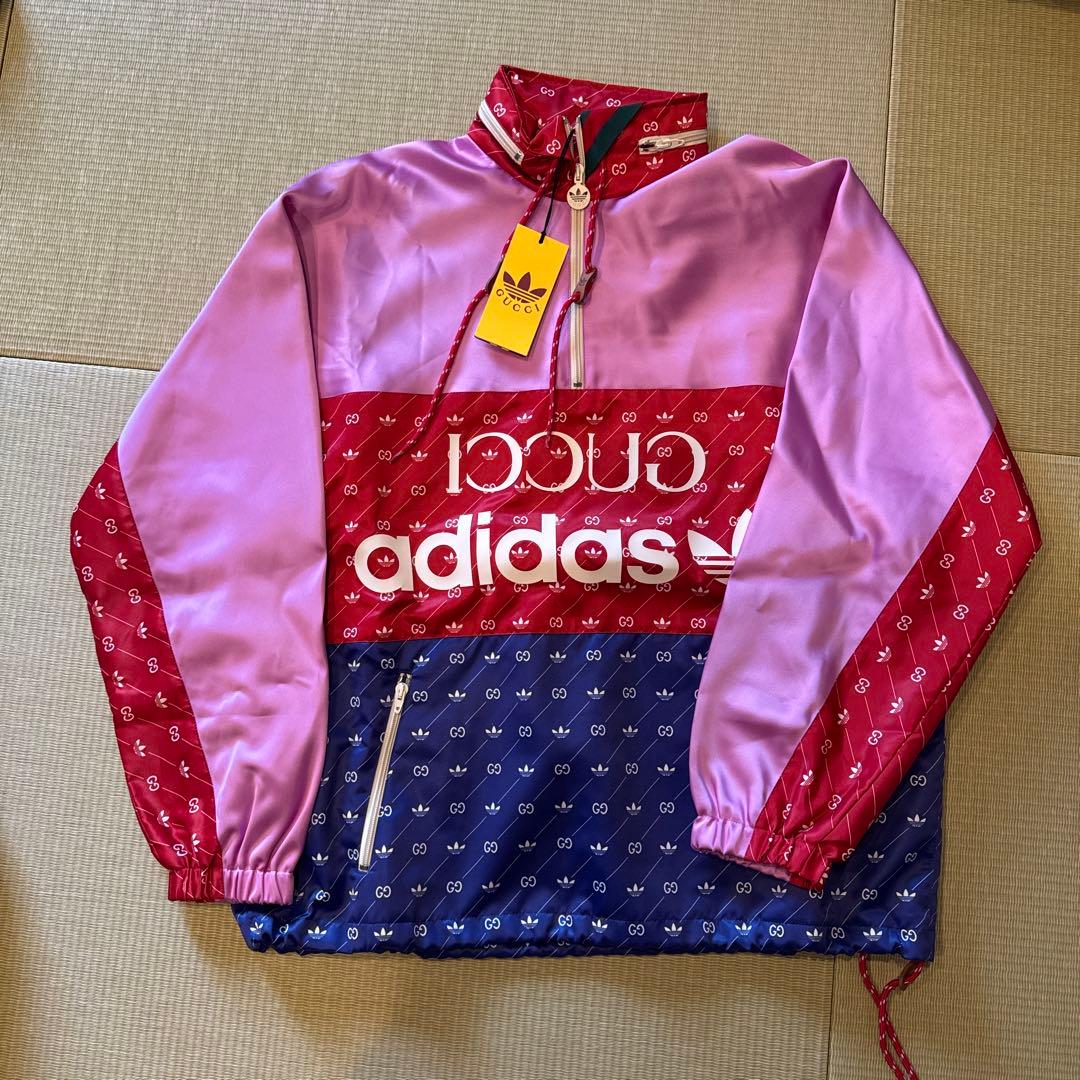 GUCCI×adidas グッチ アディダス フードインジャケット48 タグ付