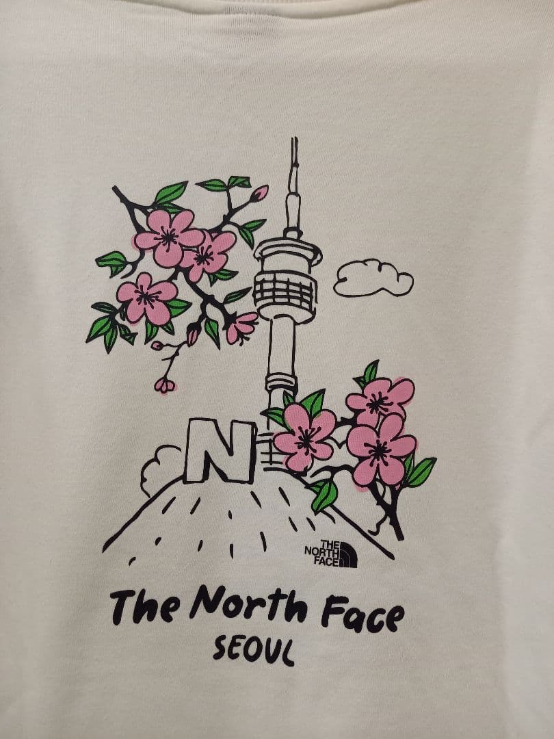 未使用The North Faceトレーナー 韓国限定 Seoulタワー2XL
