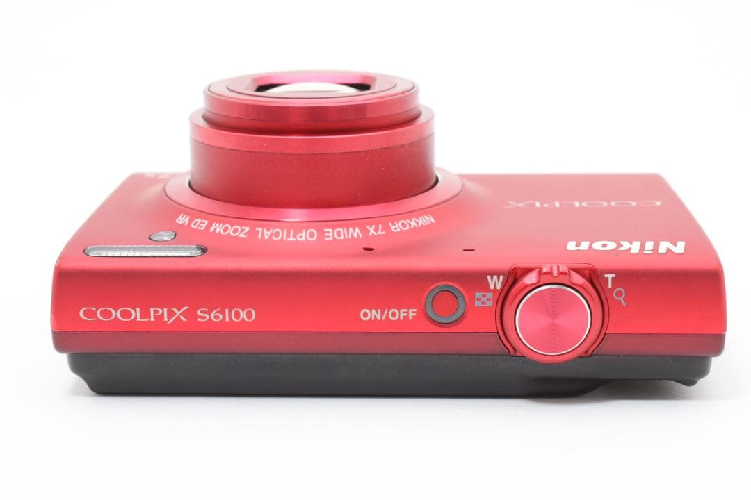 【美品】Nikon COOLPIX S6100 レッド　動作確認済