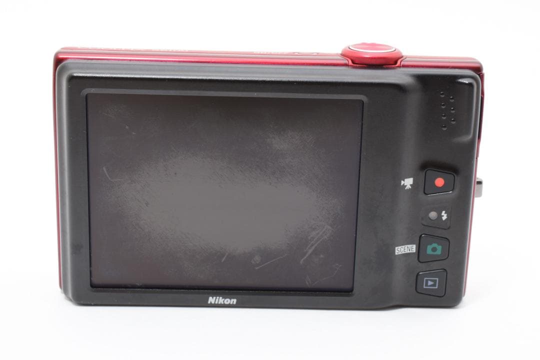 【美品】Nikon COOLPIX S6100 レッド　動作確認済