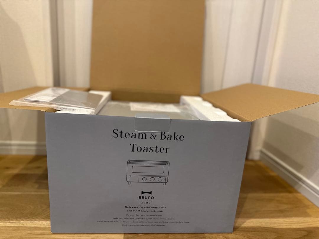 【新品未使用】BRUNOスチーム&ベイク　トースター