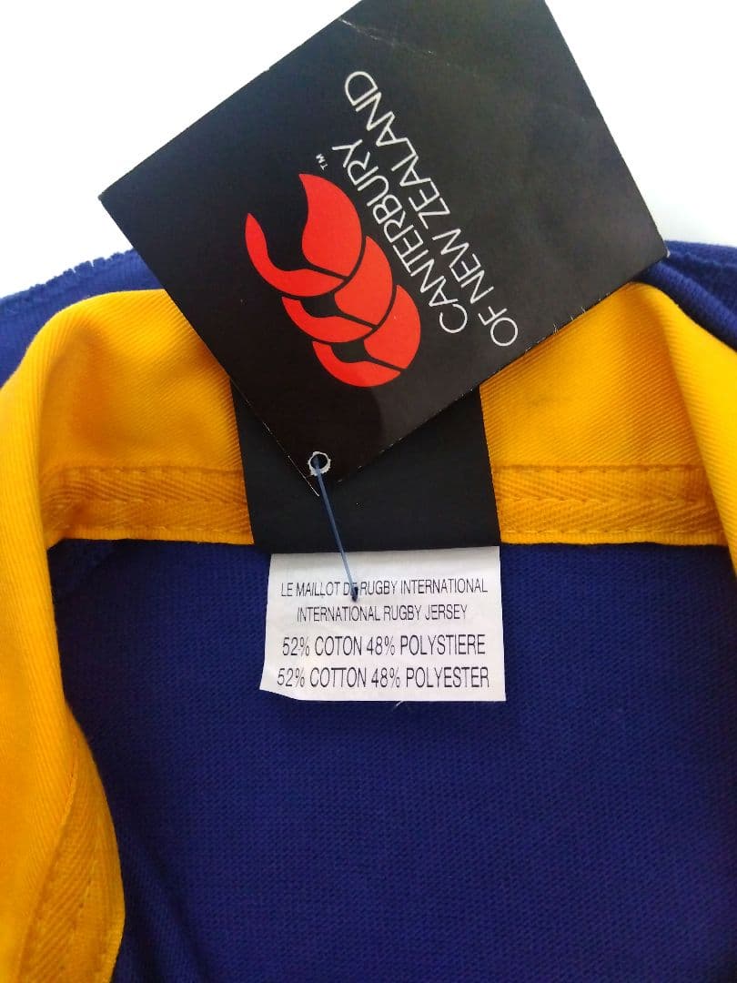 90's CANTERBURY カンタベリー シャツ ニュージーランド製　タグ付