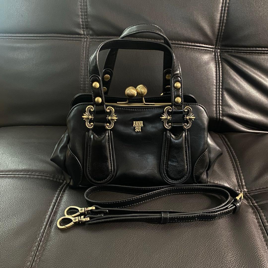 【ANNA SUI】アナスイ ディディオン 2wayバッグ クロ ブラック