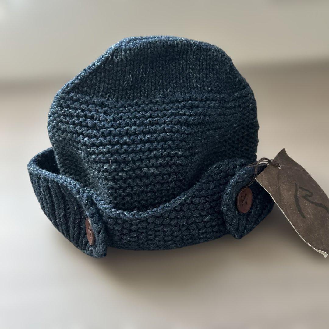 45RPM インディゴ　ニット帽　新品　タグ付き