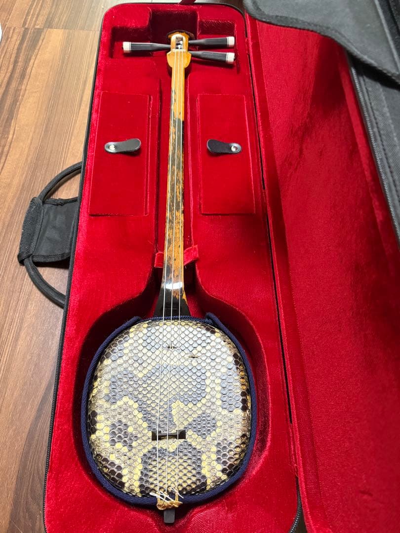 沖縄県産(国頭村)島黒木　沖縄　三線　和楽器