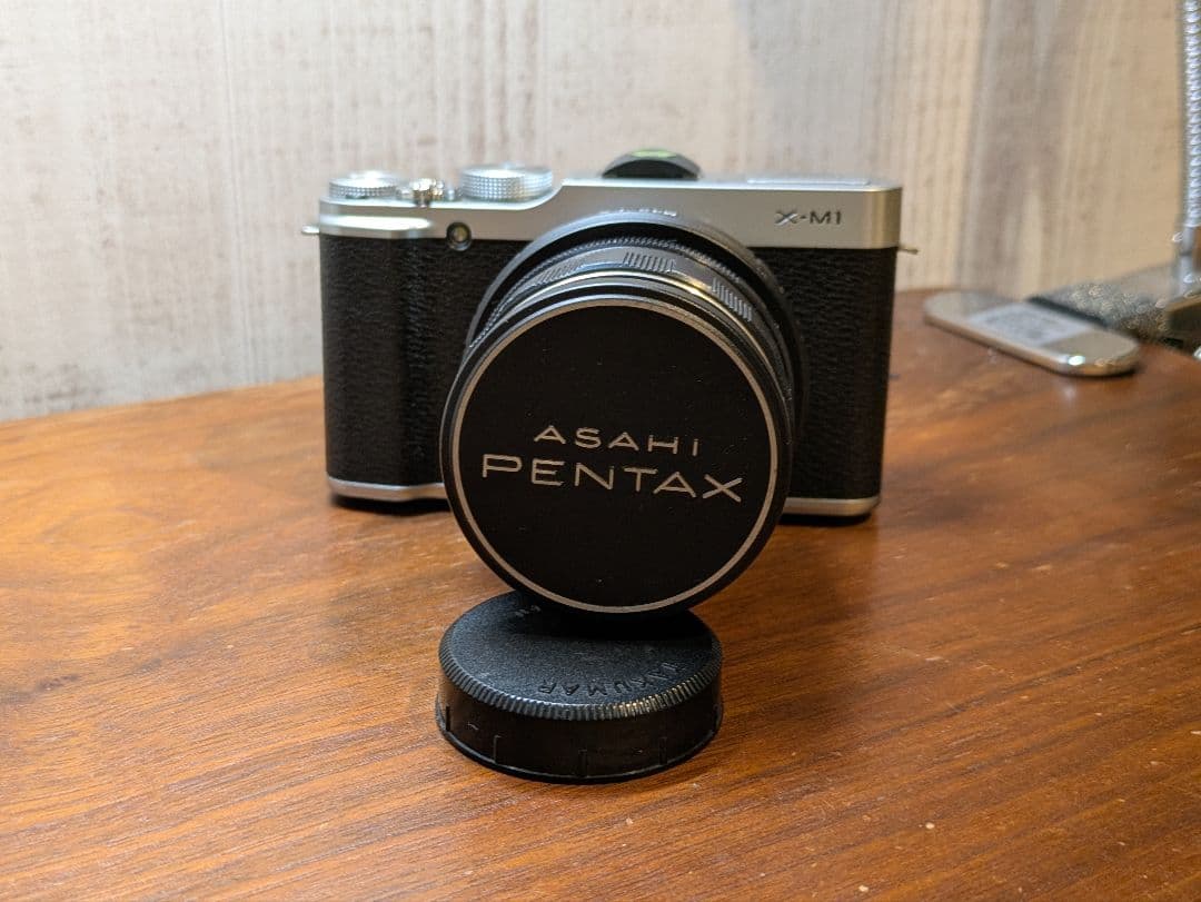 Fujifilm X-M1 + レンズ(Takumar55/2)+アクセサリー