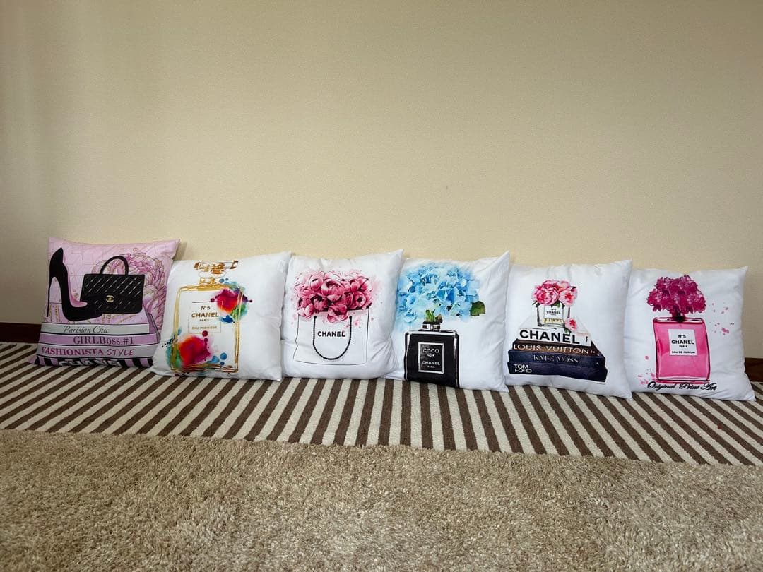 CHANEL ノベルティ クッションカバー　組み合わせ自由なお得6枚セット！