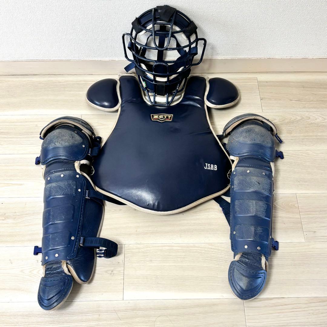 【お得セット】 ZETT プロステイタス　キャッチャー防具　　一般軟式