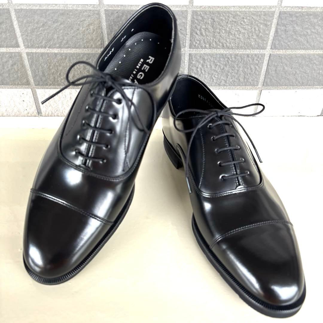 新品　リーガル　ストレートチップ　ブラック　24cm　232S