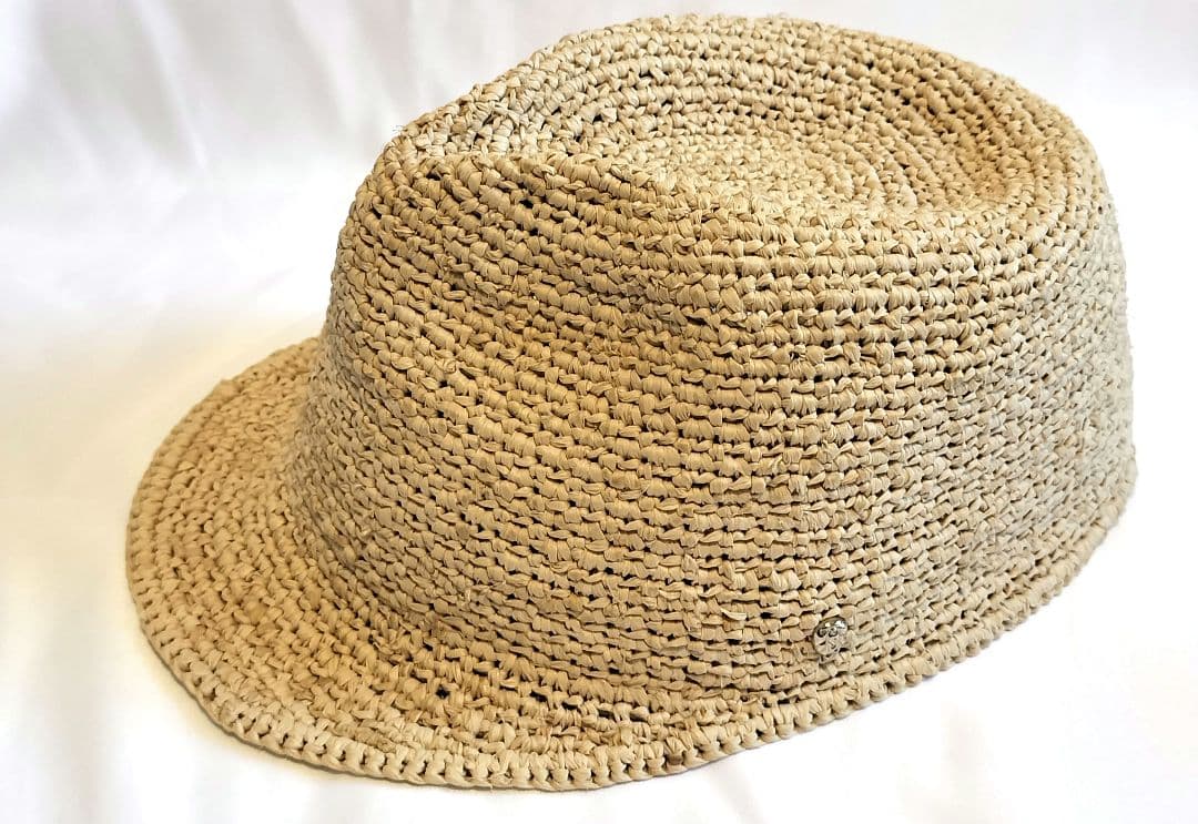 希少！ヘレンカミンスキー　中折れ　キャップ　ラフィア