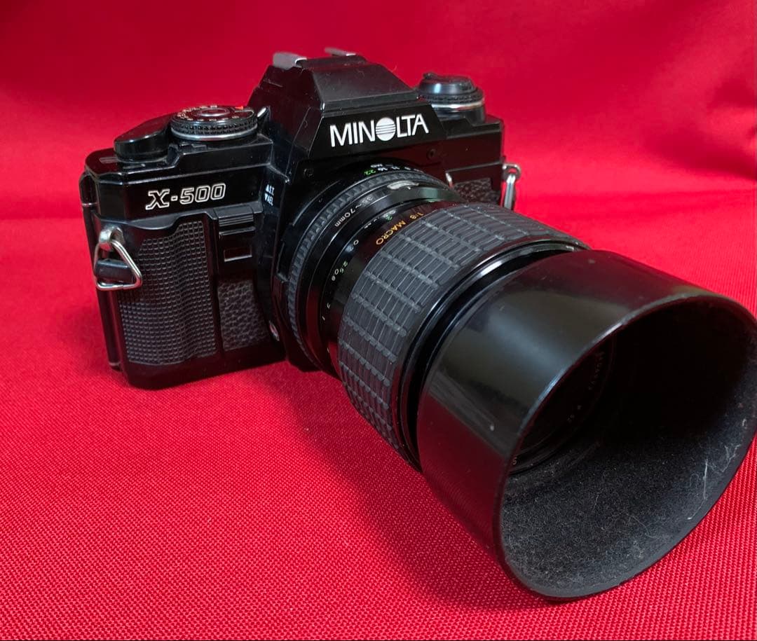 MINOLTA X-500 ２台レンズ付き