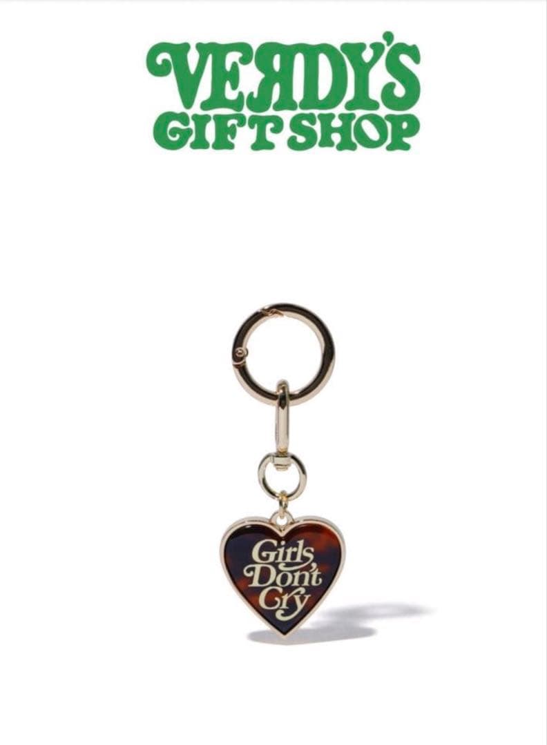 GIRLS DON'T CRY ゴールド　キーリング