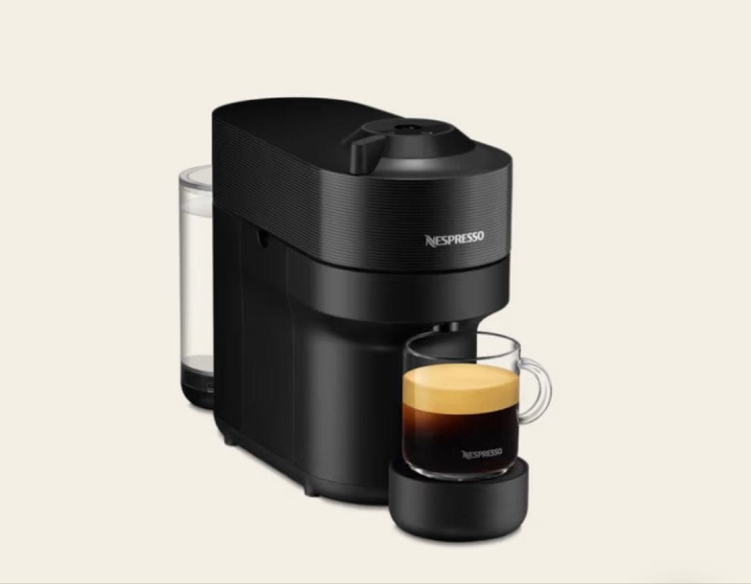 【新品】ネスプレッソヴァーチュオ ポップ(リコリスブラック 12カプセル付き）