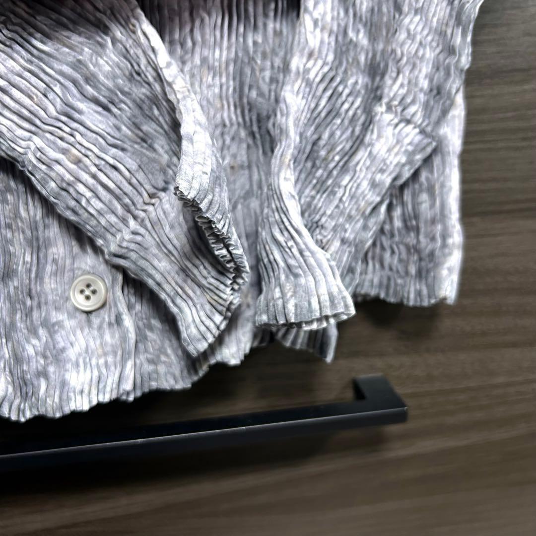 ISSEY MIYAKE イッセイミヤケ ブラウス 長袖シャツ プリーツ 2