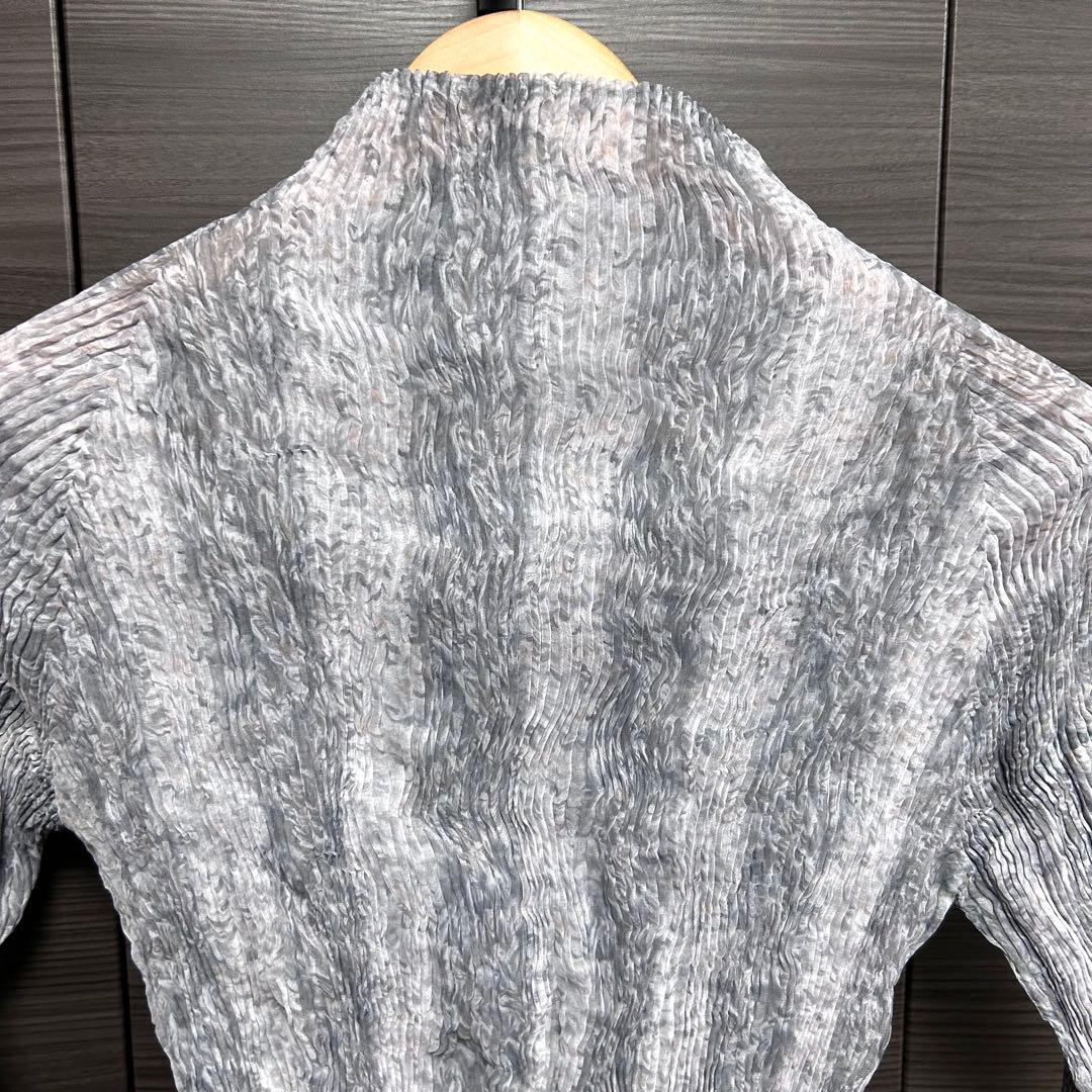 ISSEY MIYAKE イッセイミヤケ ブラウス 長袖シャツ プリーツ 2