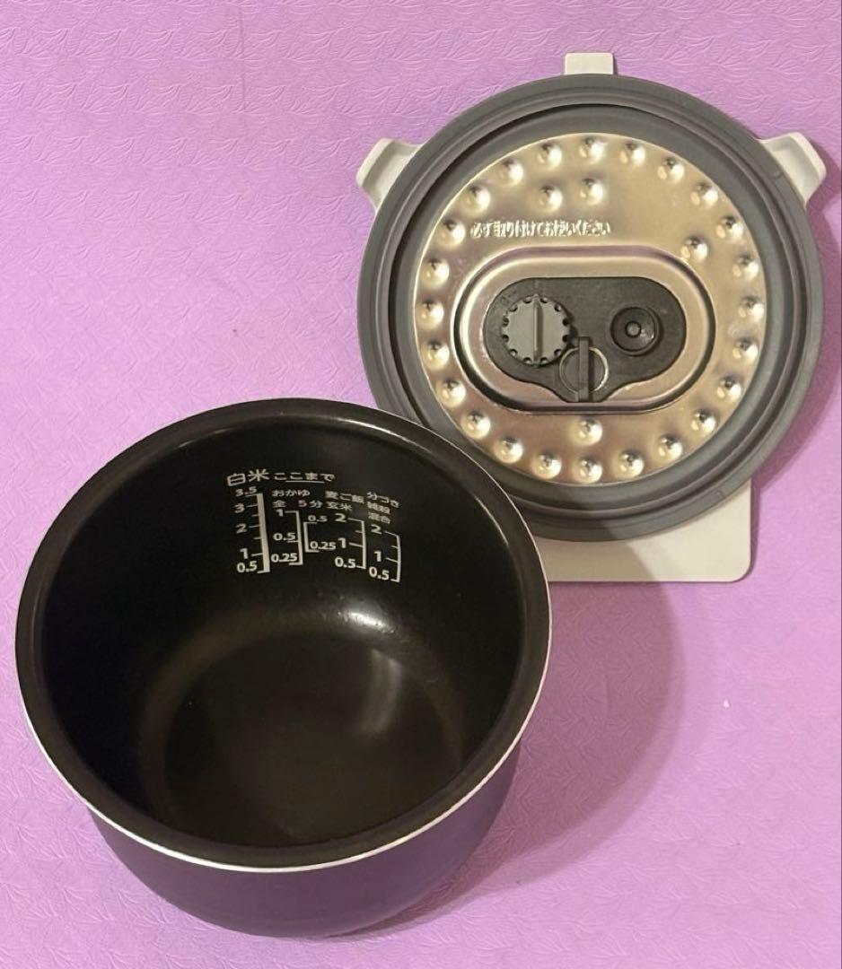 東芝 ホワイト 炎匠炊き 圧力IH炊飯器 (3.5合炊き)RC-6PXV(W)