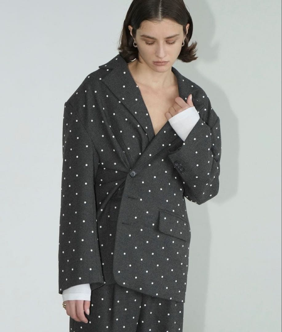 CLANE クラネPEARL DOT JACKET パールドットジャケット