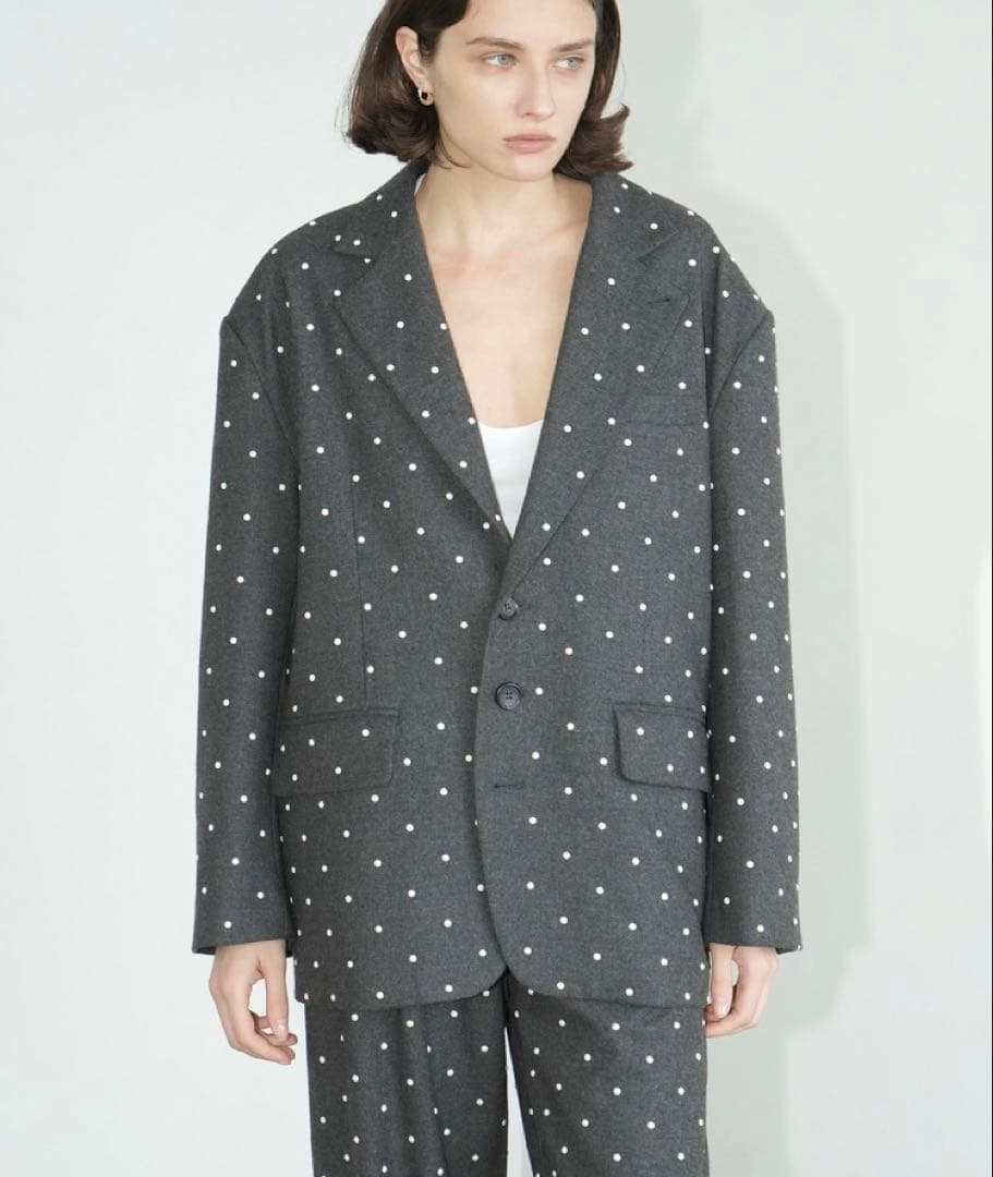 CLANE クラネPEARL DOT JACKET パールドットジャケット