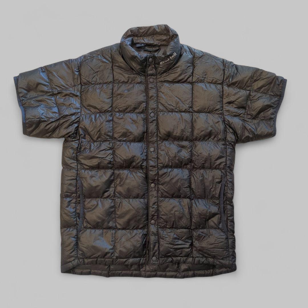 【即日発送】美品 旧タグ mont-bell モンベル 半袖ダウン S