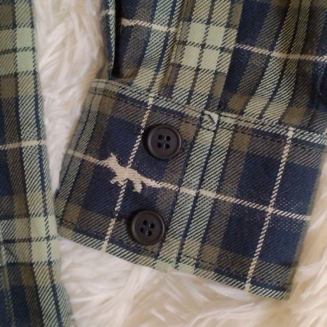 【未使用】Maison Kitsuné　プリーツ　格子柄　シャツワンピース