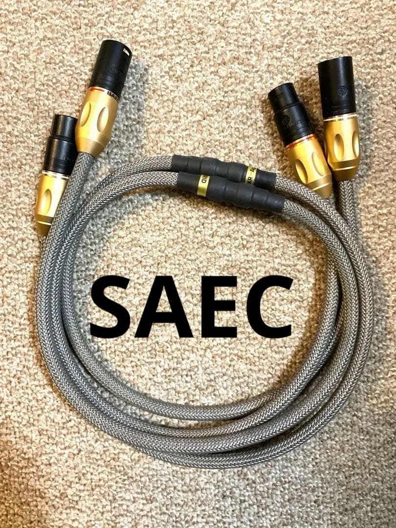 SAEC XR Ag / HYBRID 1.0m XLRケーブル　2本
