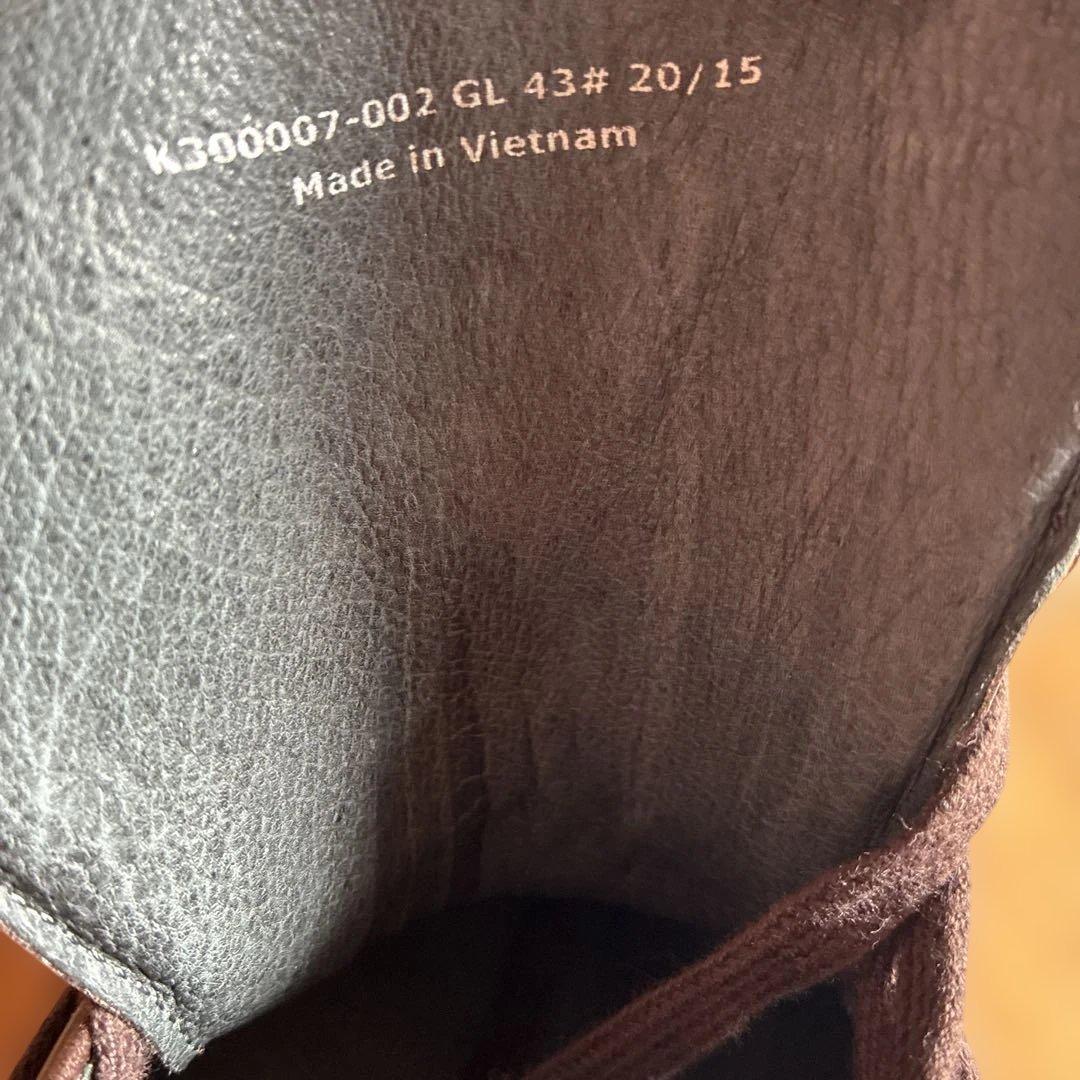 【未使用】Camper K300007-002 ブラウンレザー　サイズ43