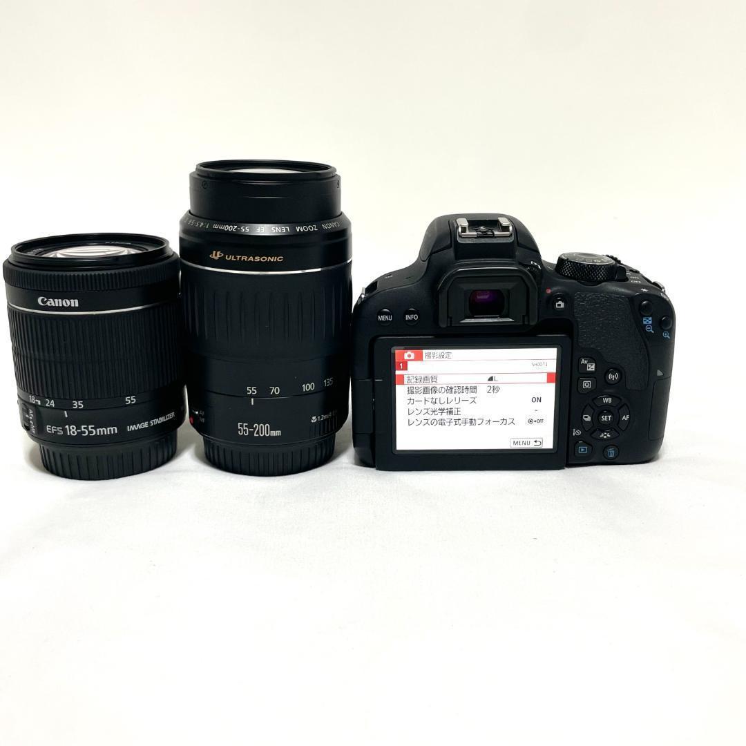 遠くが近くに❣️ Canon EOS Kiss X9i Wズーム Wi-Fi