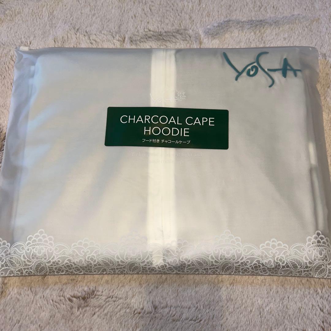 YOSA フード付きチャコールケープ 【新品未使用】