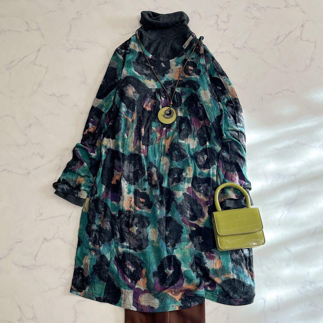 美品✨センソユニコ io comme io チュニックワンピース 大きいサイズ