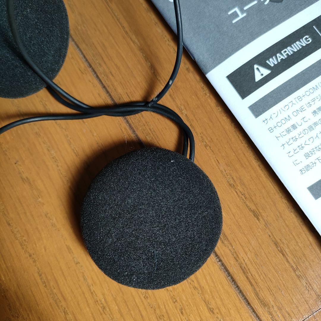 B+COM ONE ビーコム　ワン　ワイヤーマイク ホワイト　１度のみ使用　美品