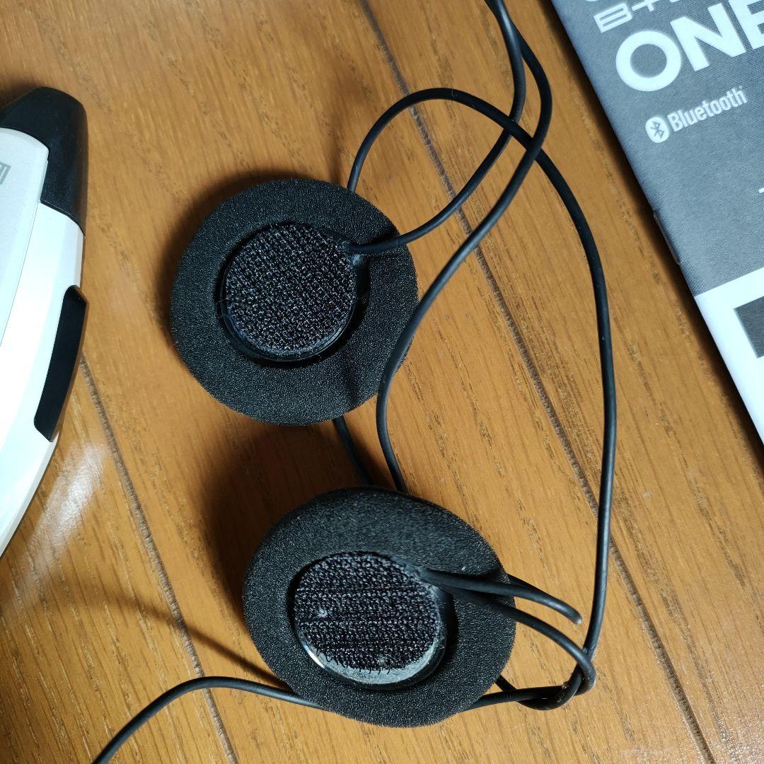 B+COM ONE ビーコム　ワン　ワイヤーマイク ホワイト　１度のみ使用　美品