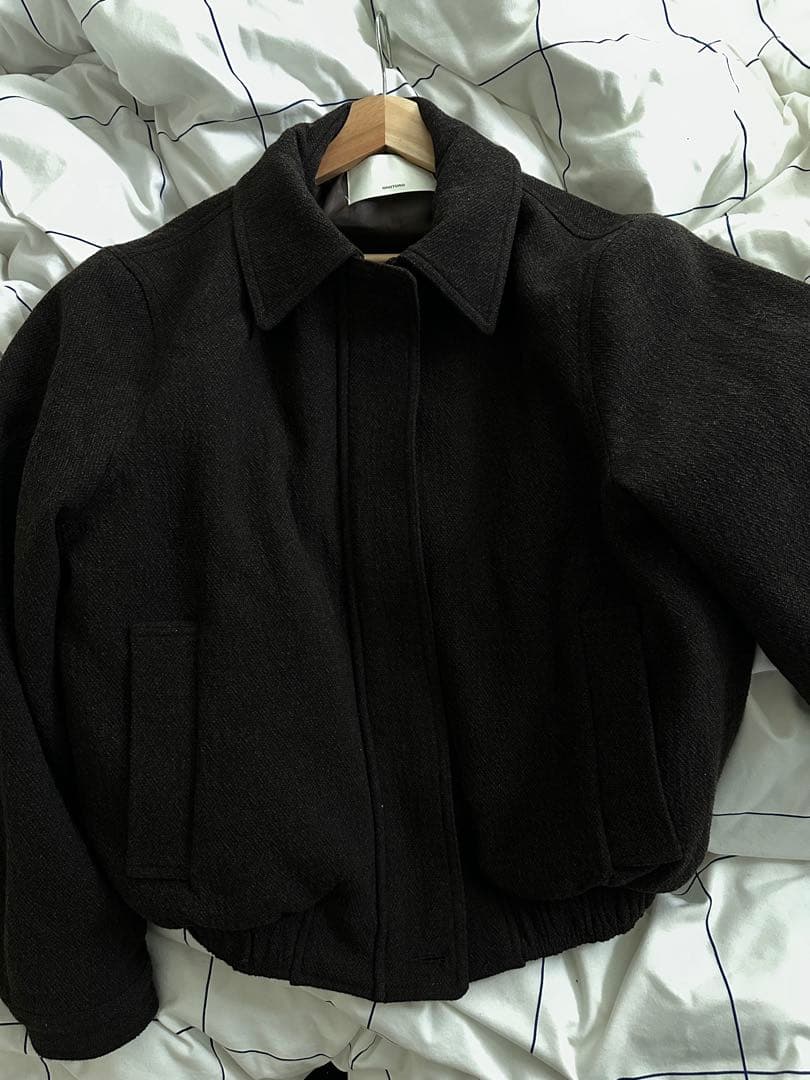 ジャケット・アウター ohotoro Mannish Wool Blouson brown M