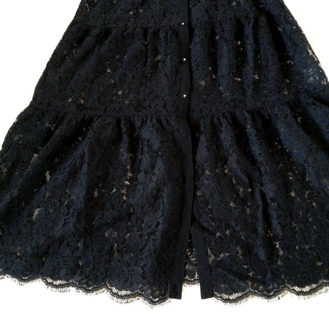 ❤️新品同様極美品❤️花柄レースロングブラウスワンピース