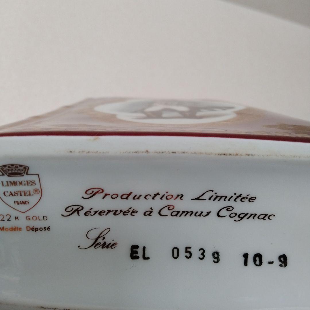 希少！22金　コニャック　カミユ　ブランデー　ブック赤デキャンター　リモージュ焼