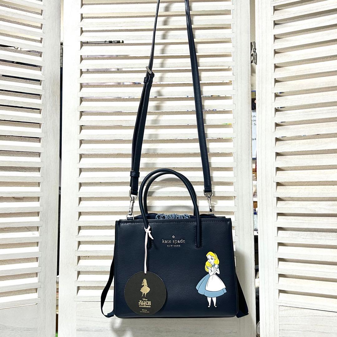 極美品 kate spade x Disney不思議の国のアリス2way バッグ