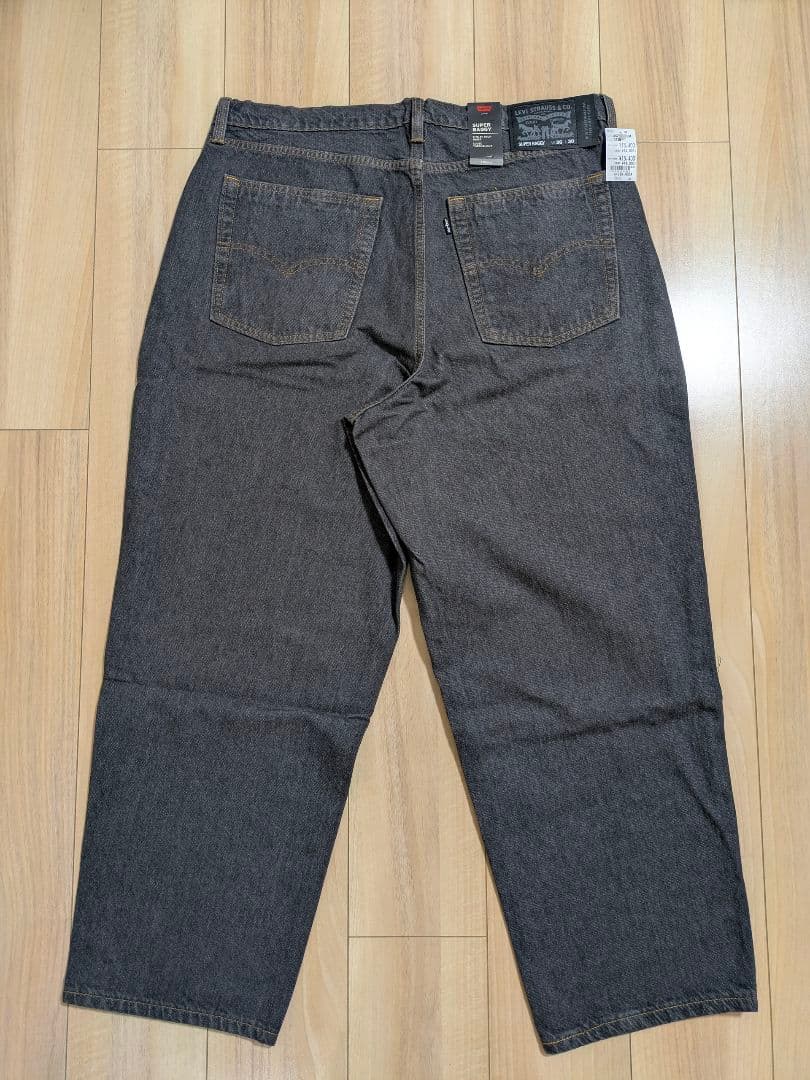 LEVI'S SUPER BAGGY スーパーバギー ブラック W36×L30