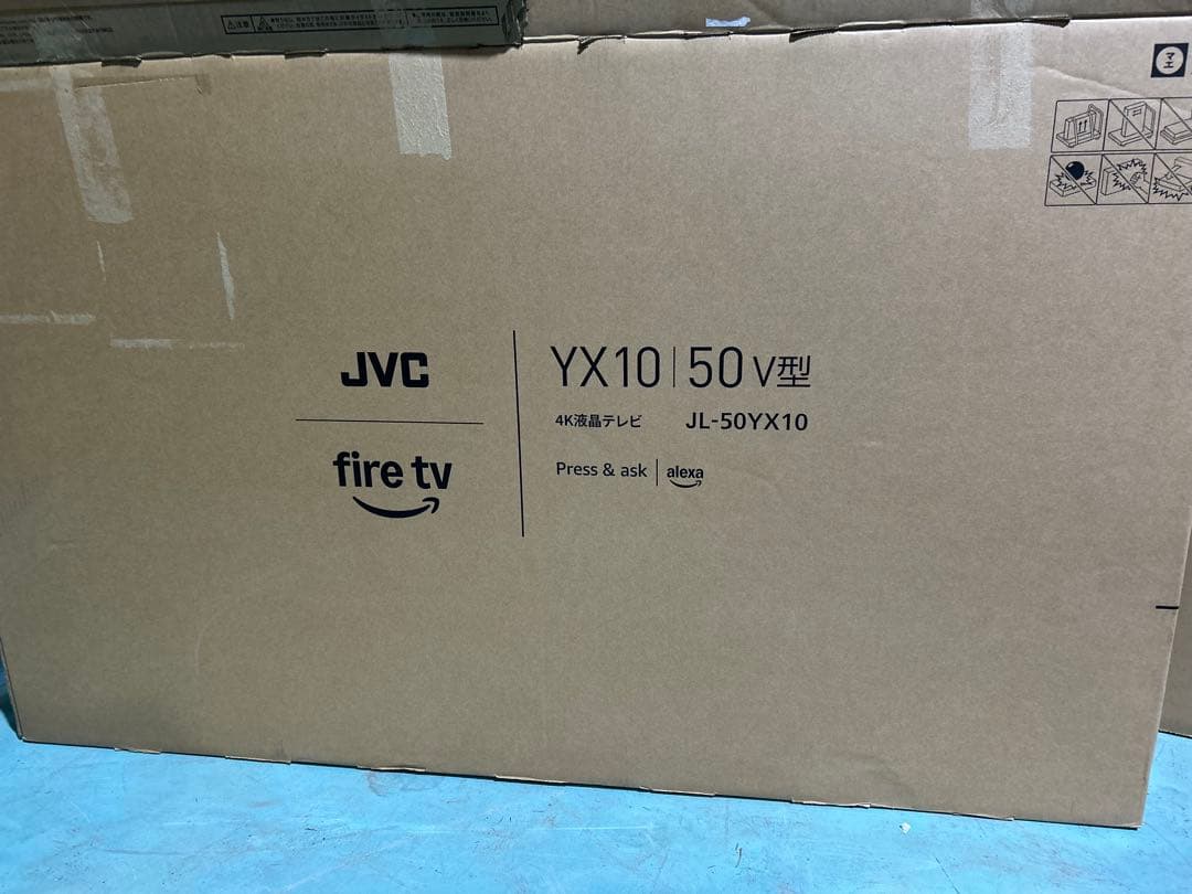 （元展示品未使用）JVC 50型テレビ JL-50YX10 Fire TV
