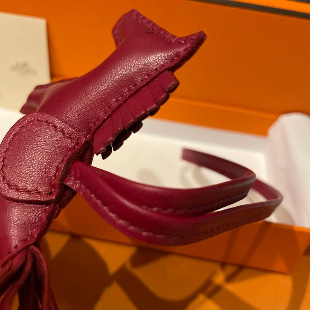 新品未使用　希少HERMES ロデオ　チャーム　エルメス　PM