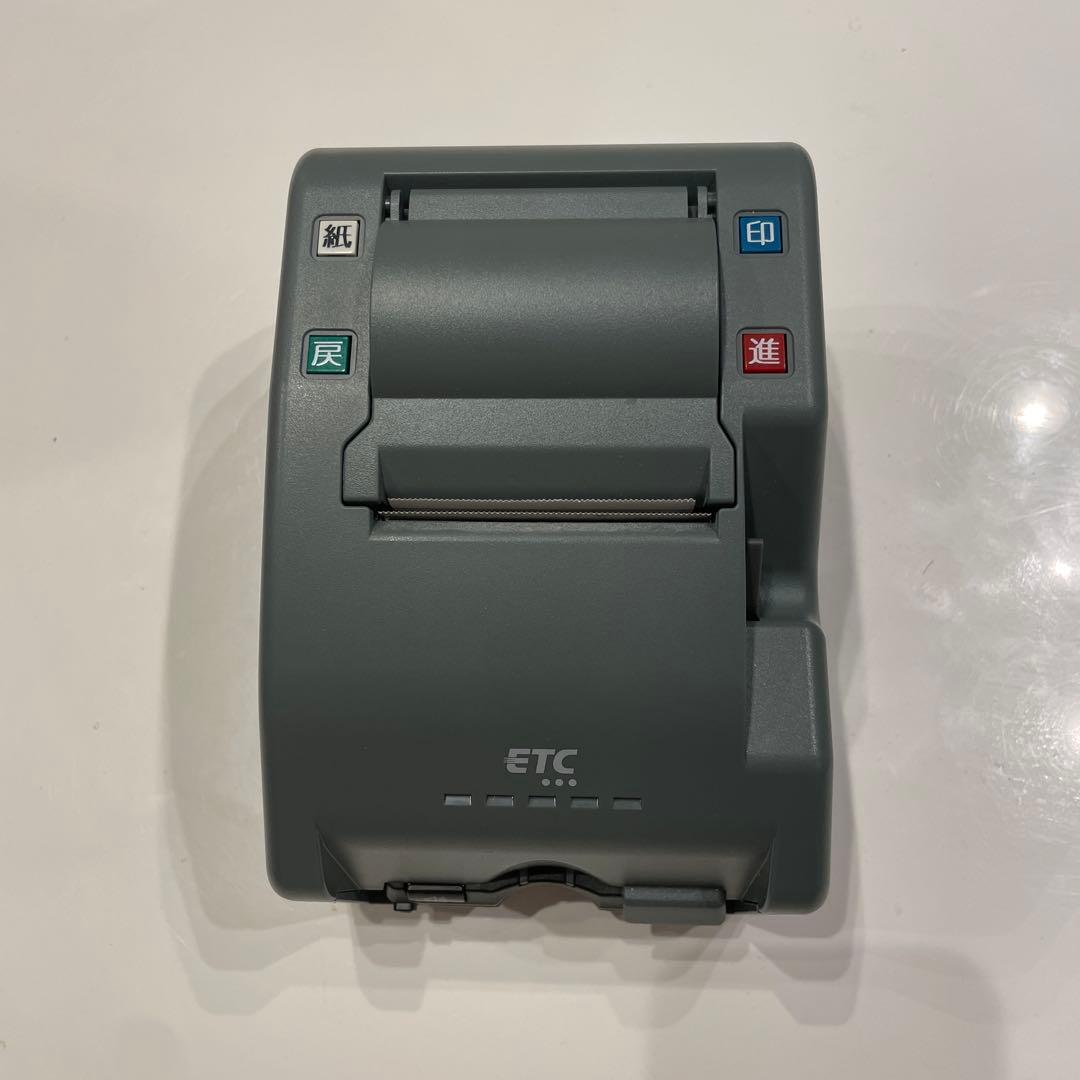 ETC プリンター本体 グレー ACアダプター付き