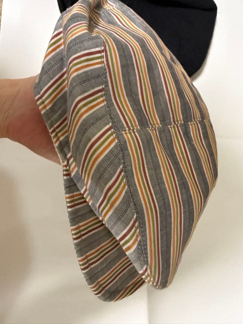 Vivienne Westwood 黒ベレー帽とストライプキャスケットセット