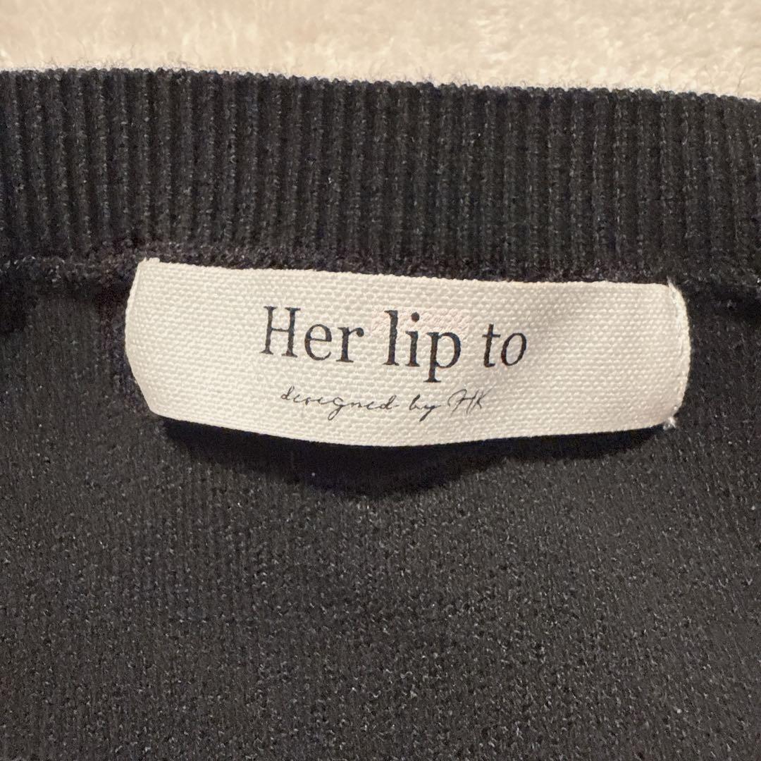 herlipto ハーリップトゥ Simone Knit Mini Dress