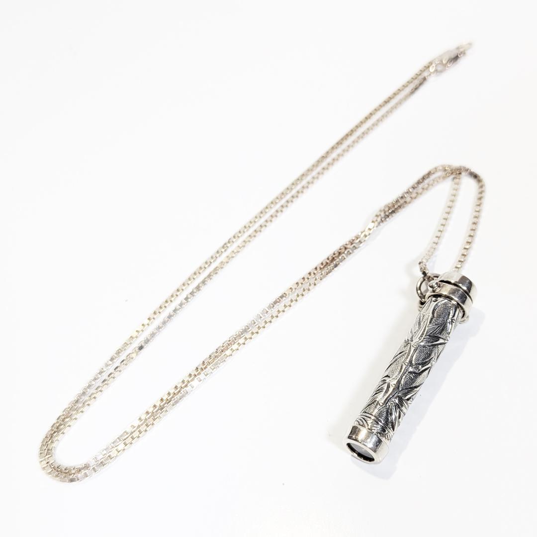 【残り1本　再販無し】万華鏡ペンダント ケビン＆デボラヒーリー シルバー925