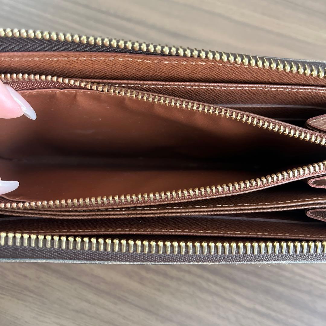 【美品】ルイヴィトン モノグラム ジッピーウォレット 長財布