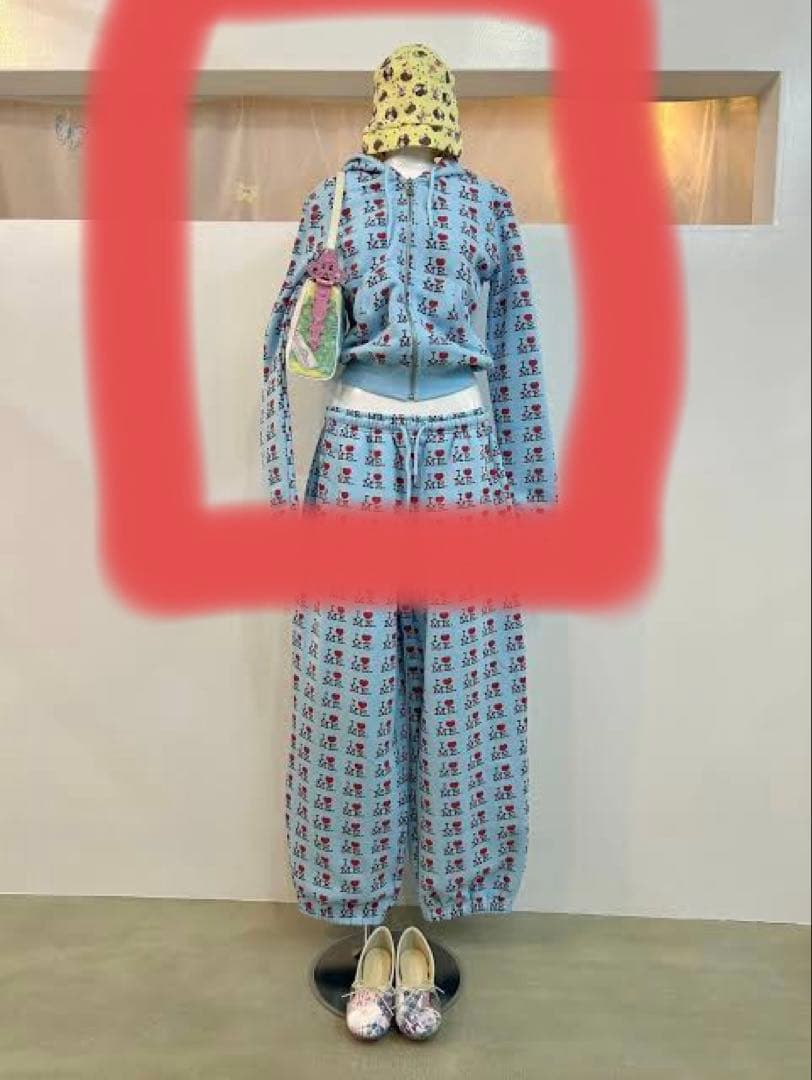 r*︎様 Ashley Williams パーカーブルーS