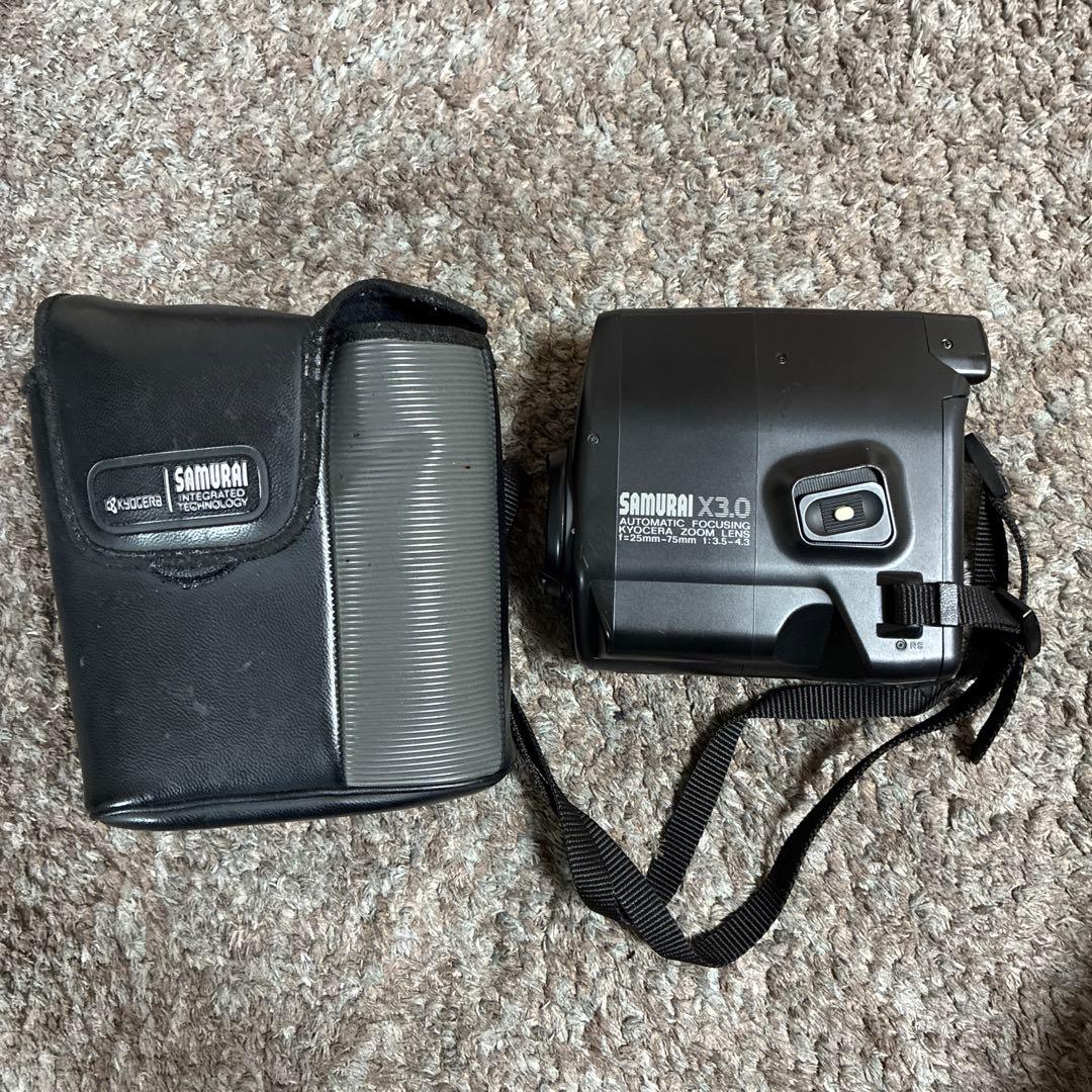 動作未確認品　京セラ　SAMURAI X3.0 コンパクトフィルムカメラ
