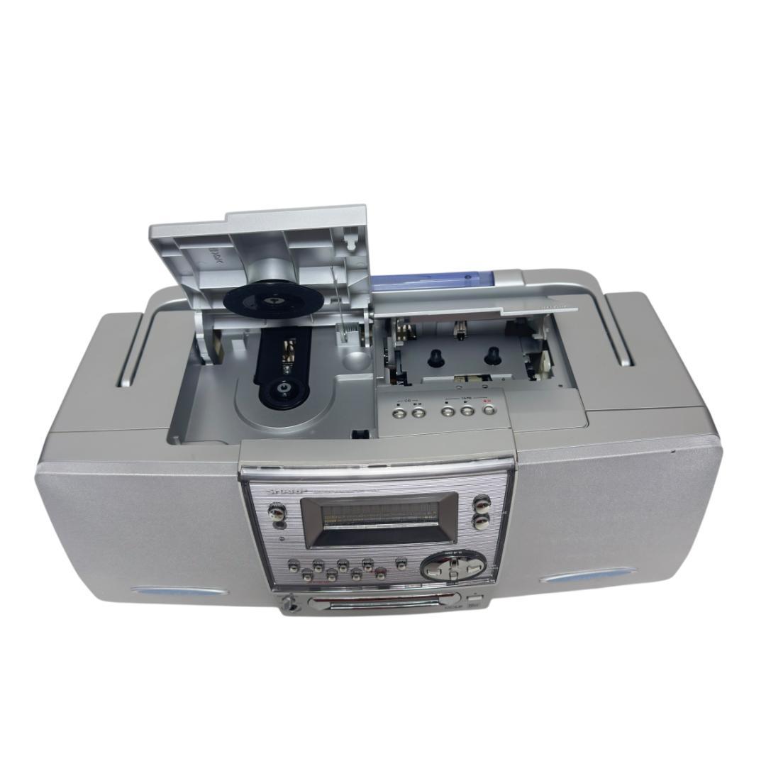 希少 SHARP シャープ MD-F350 シルバー MD CD システム