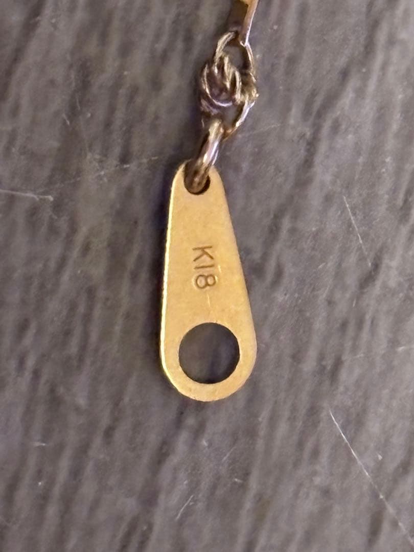 【K18 造幣局刻印あり】美品 キリコ 切子 ゴールド ネックレス 約5.2g