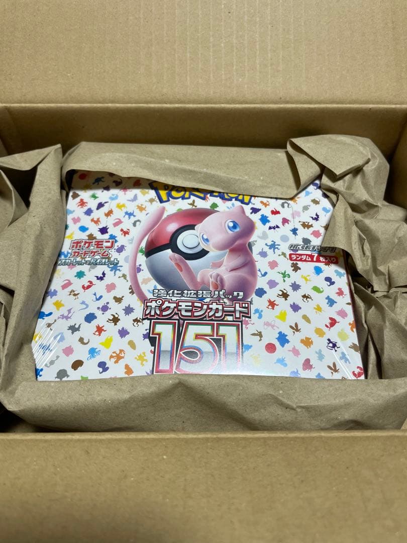 ポケモンカード151 1box シュリンクつき