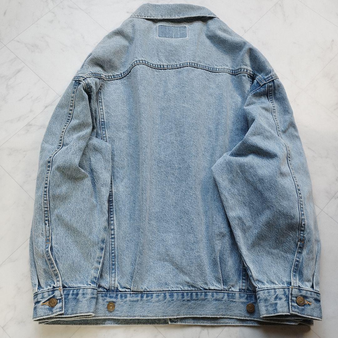 極美品　未使用級　アングリッド　デニムオーバージャケット　アイスブルー　25